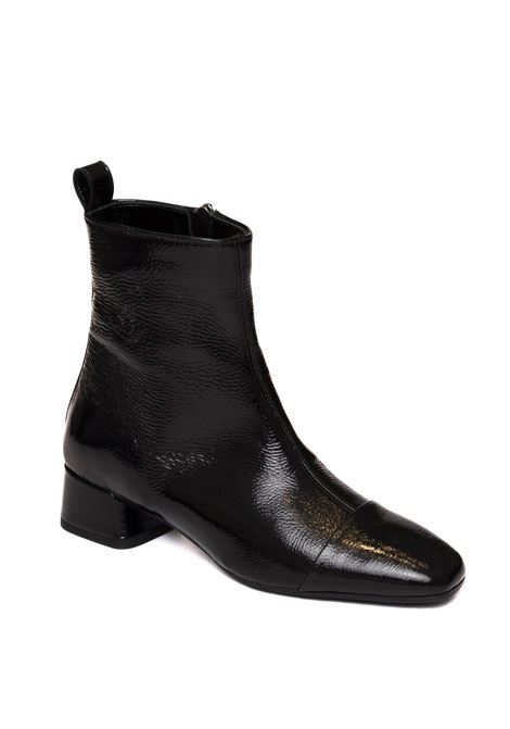 black naplak ankle boot FRANCO RUSSO | 1130NAPLAK-NERO